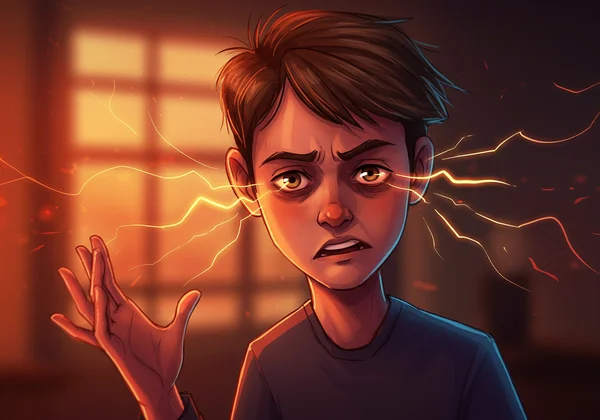 Teenager showing signs of hypomania: irritable, little sleep