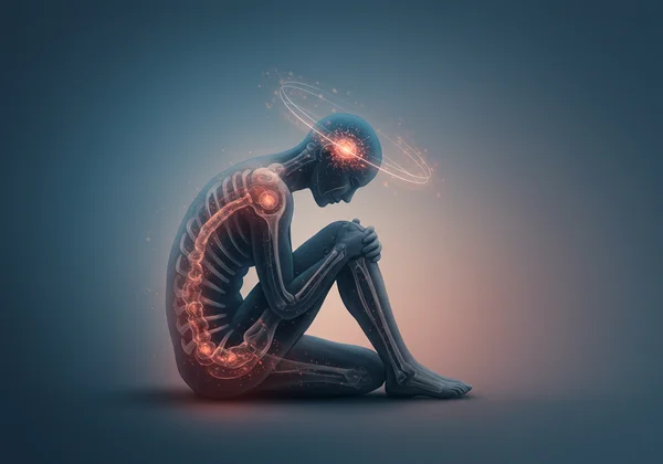 Person expressing agitated sadness and internal restlessness
