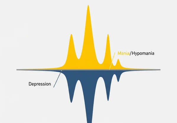 Graph of bipolar mood episodes