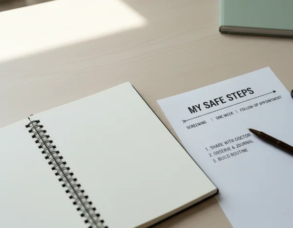 Calm next-step planning