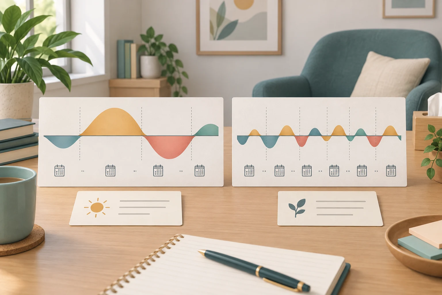 Mood pattern comparison